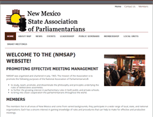 Tablet Screenshot of nmsap.org